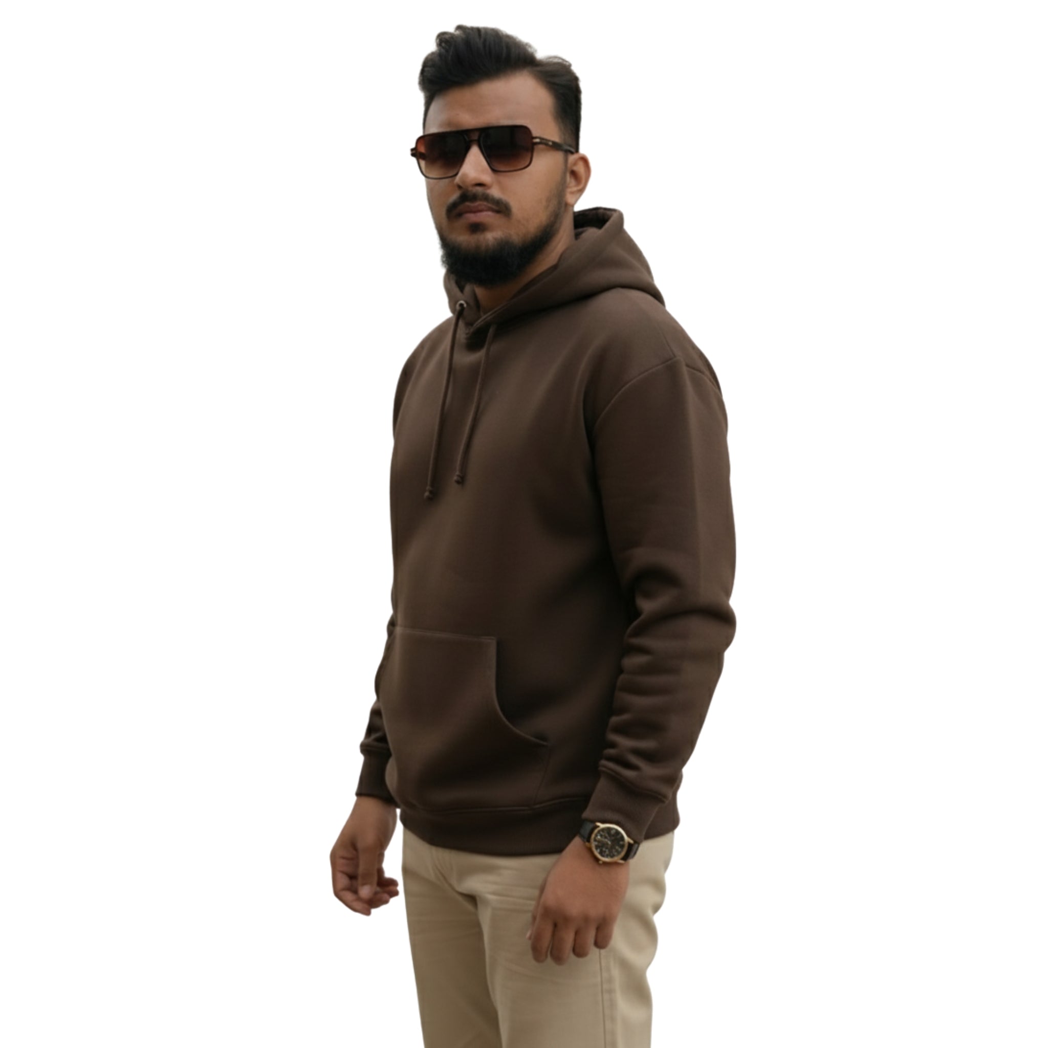 Moro Brown Oversize Hoodie
