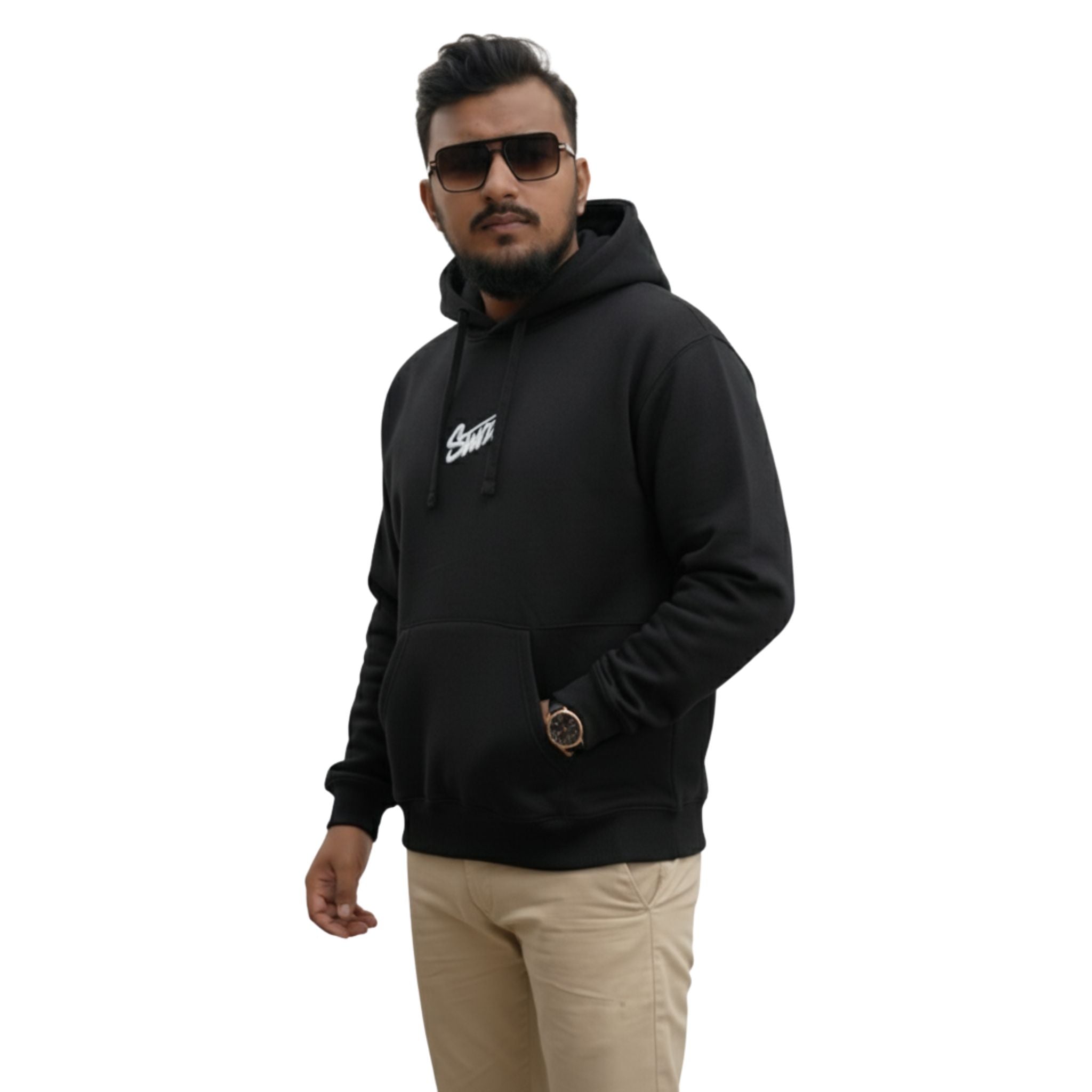 Vanta Black Oversize Hoodie