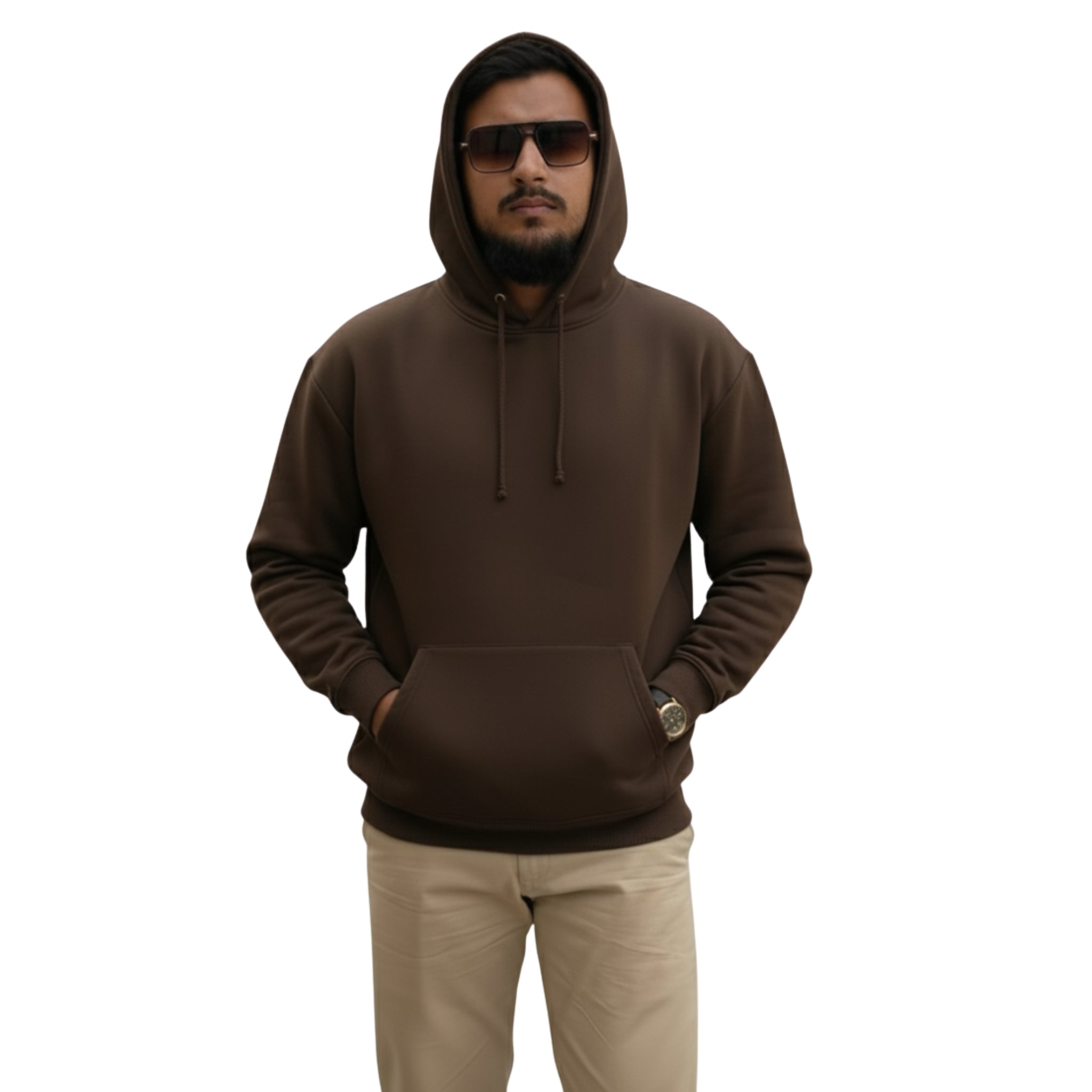 Moro Brown Oversize Hoodie