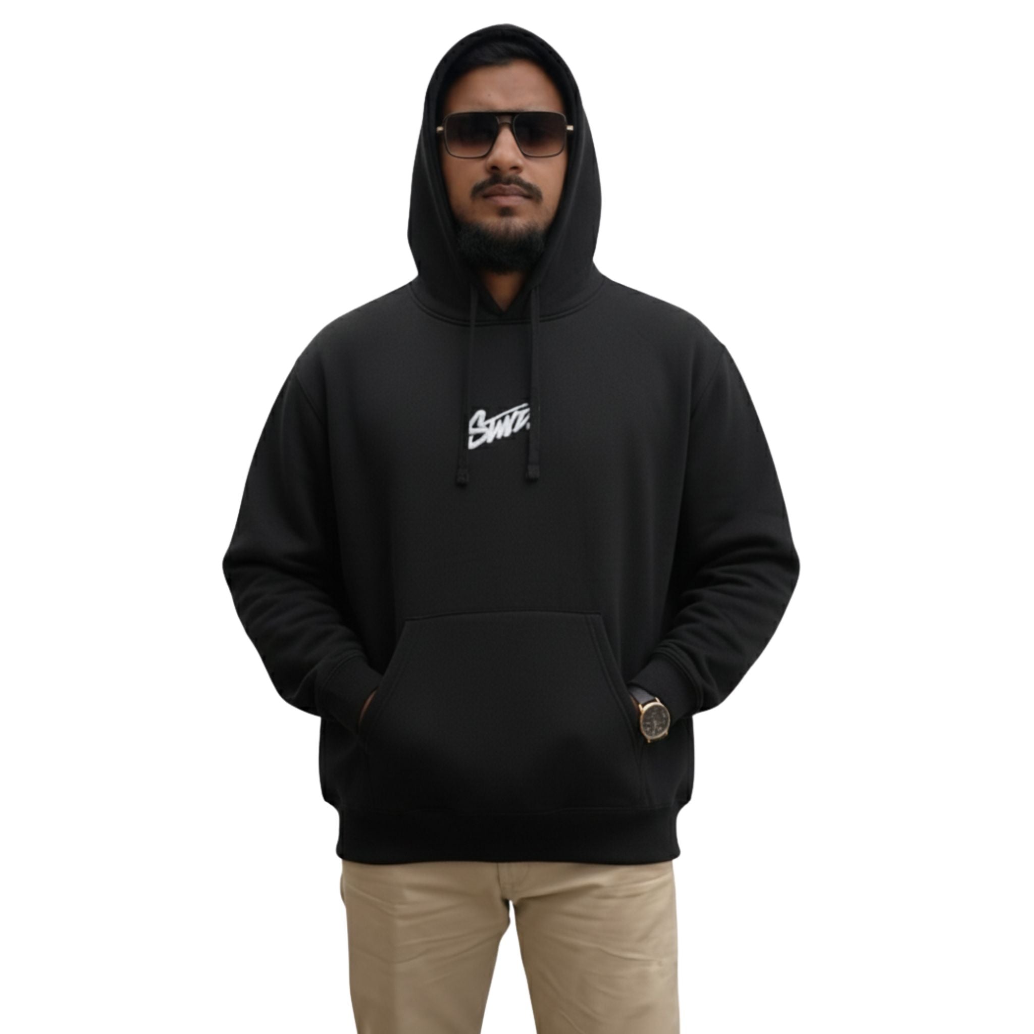 Vanta Black Oversize Hoodie