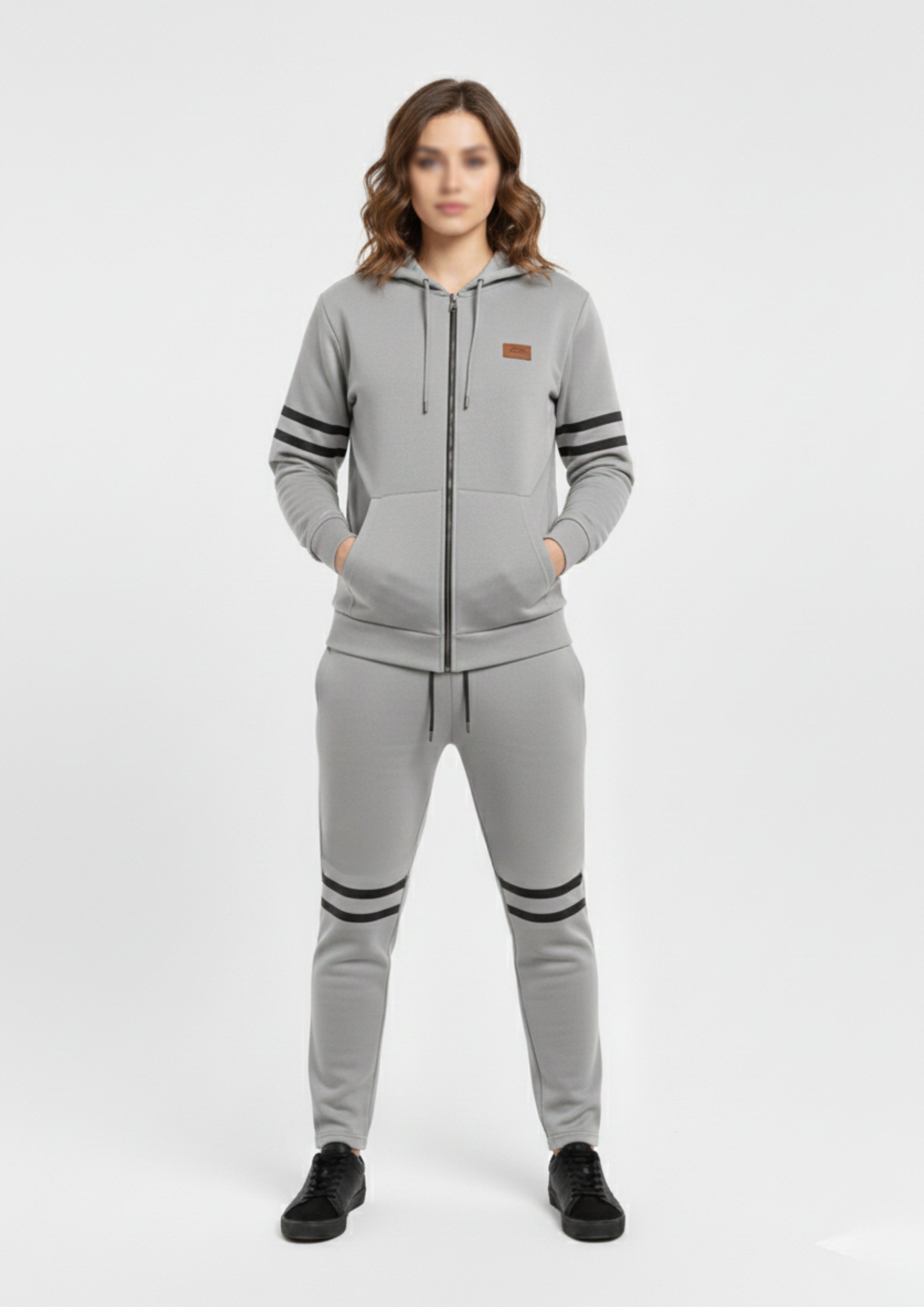Cloud Empress Tracksuit - Grey Performance Set