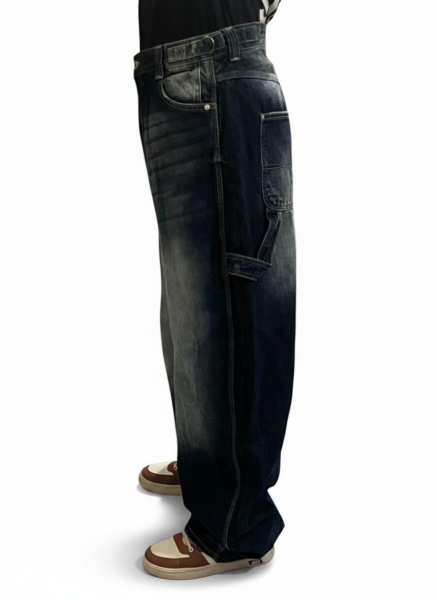 ONYX – Deep Black-Blue Pant | Urban Drift Series