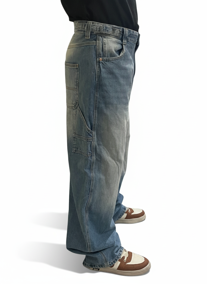 HALO – Stonewash Blue Pant | Urban Drift Series