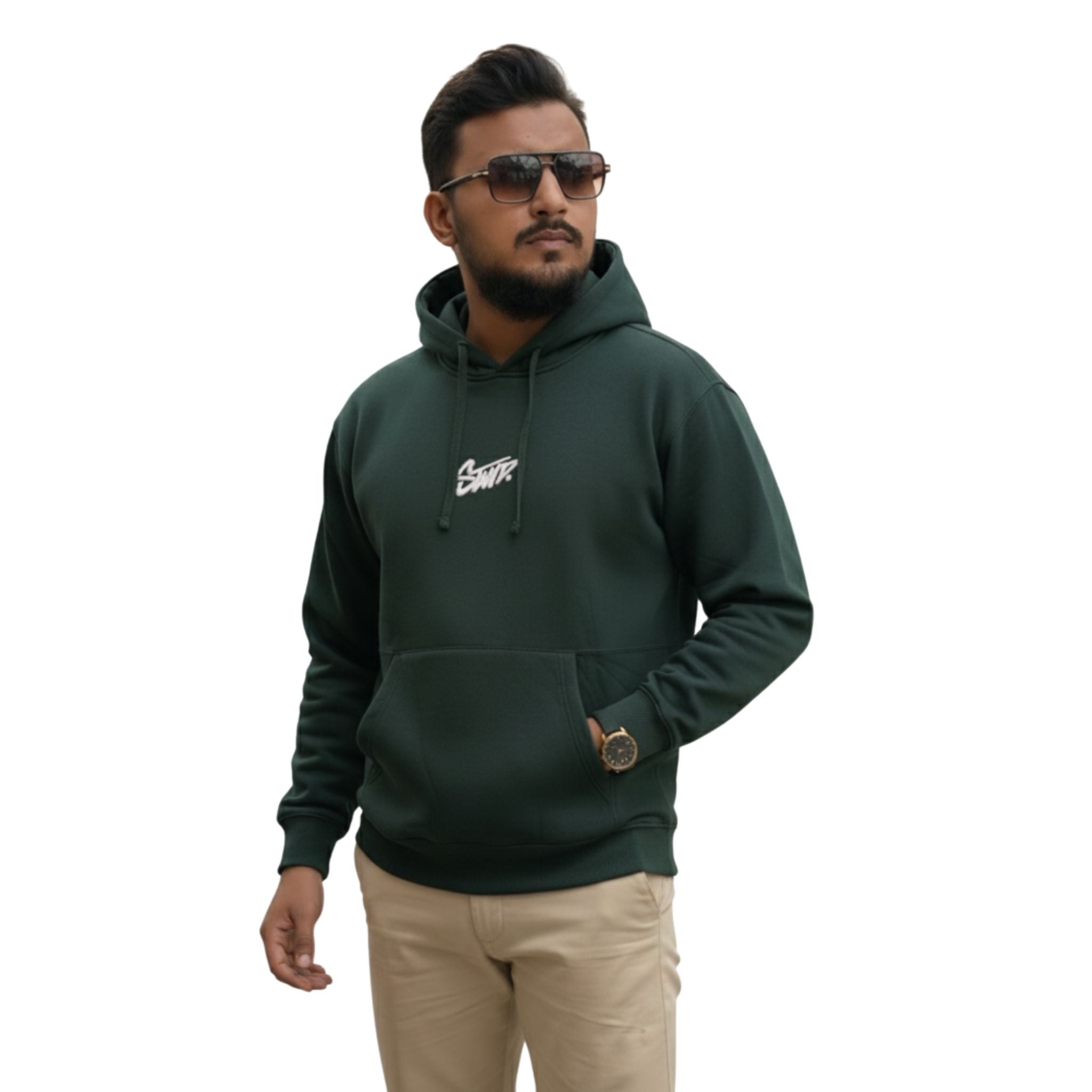 Olven Green Oversize Hoodie