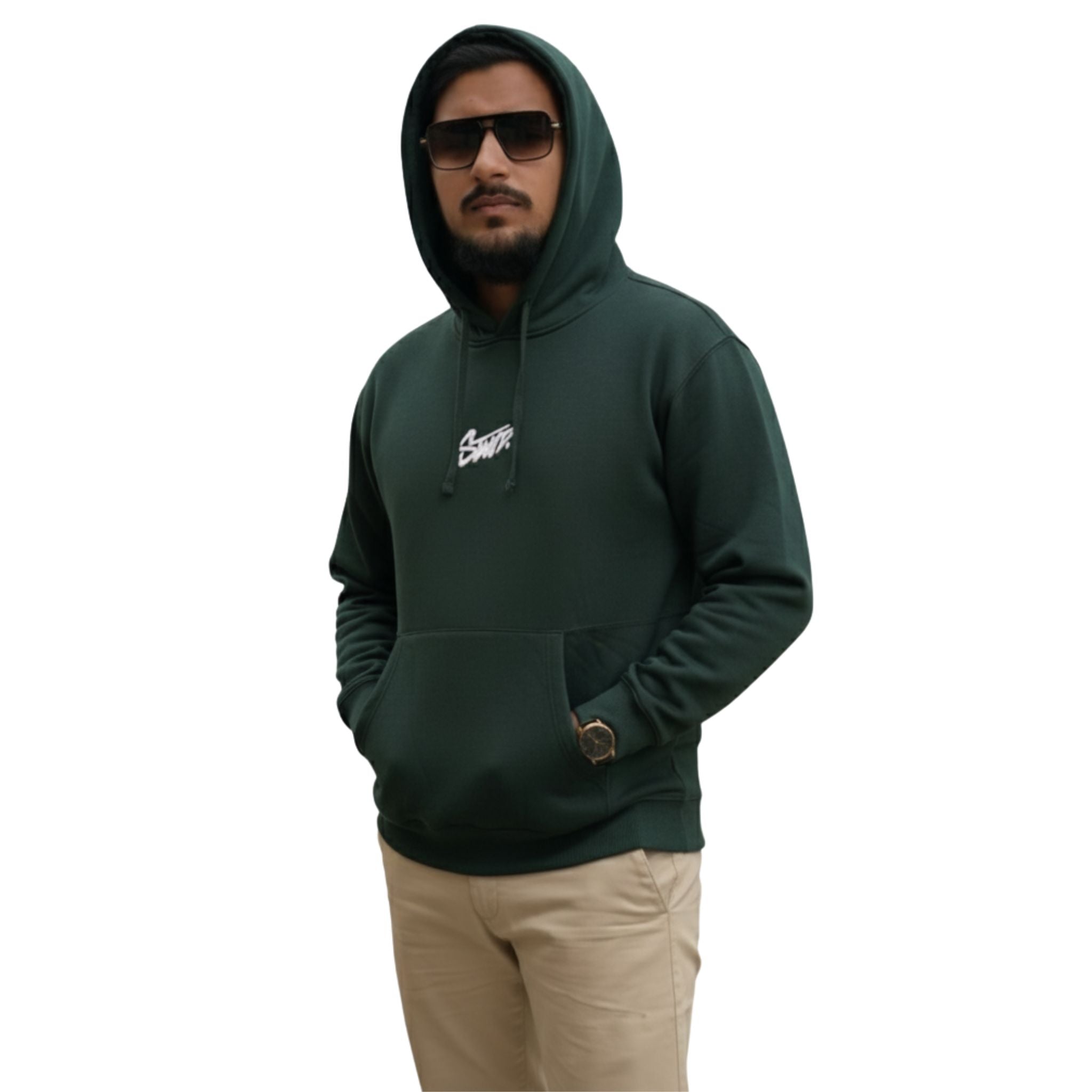 Olven Green Oversize Hoodie