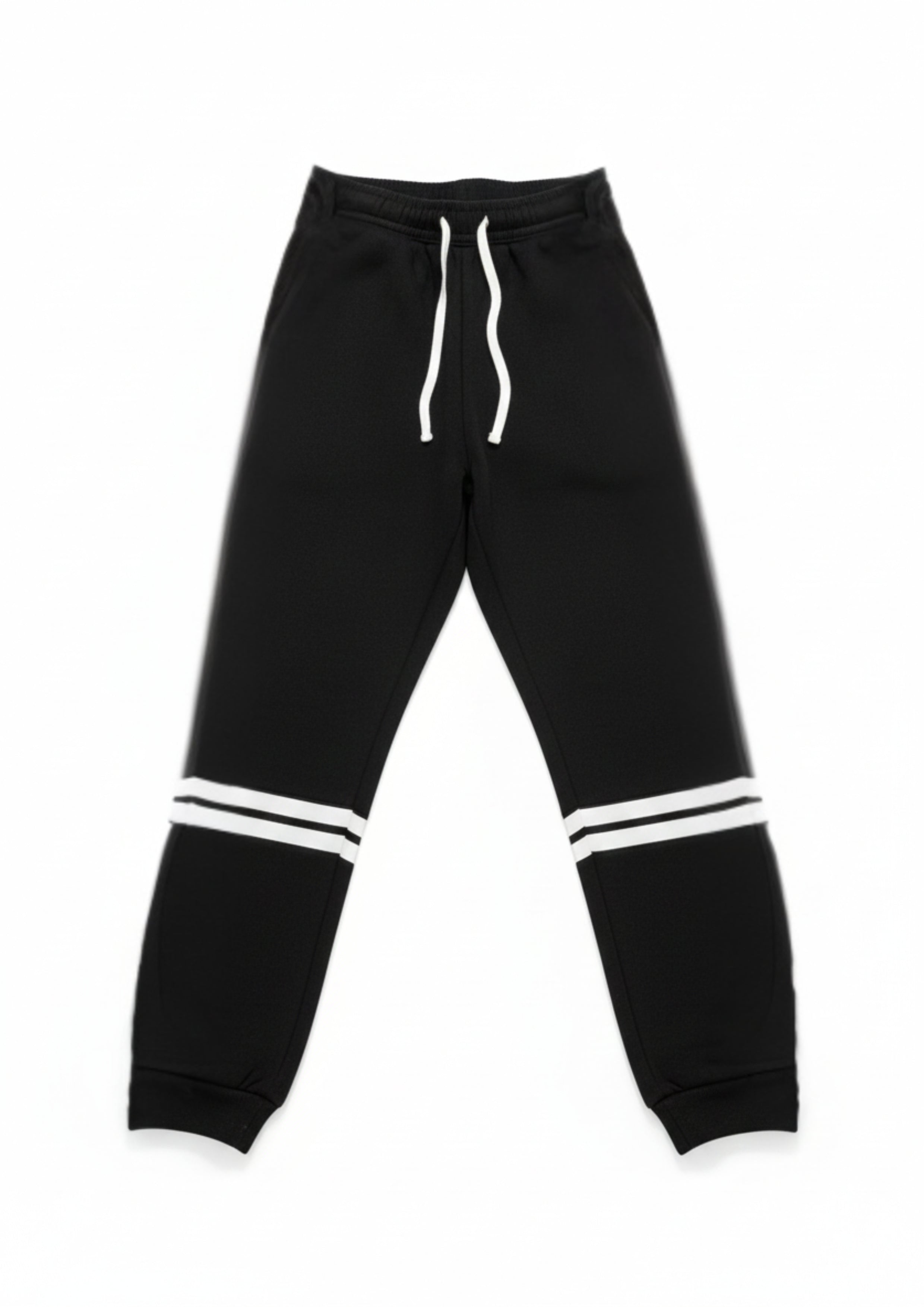 Onyx Warrior Tracksuit - Black Striped Performance Set