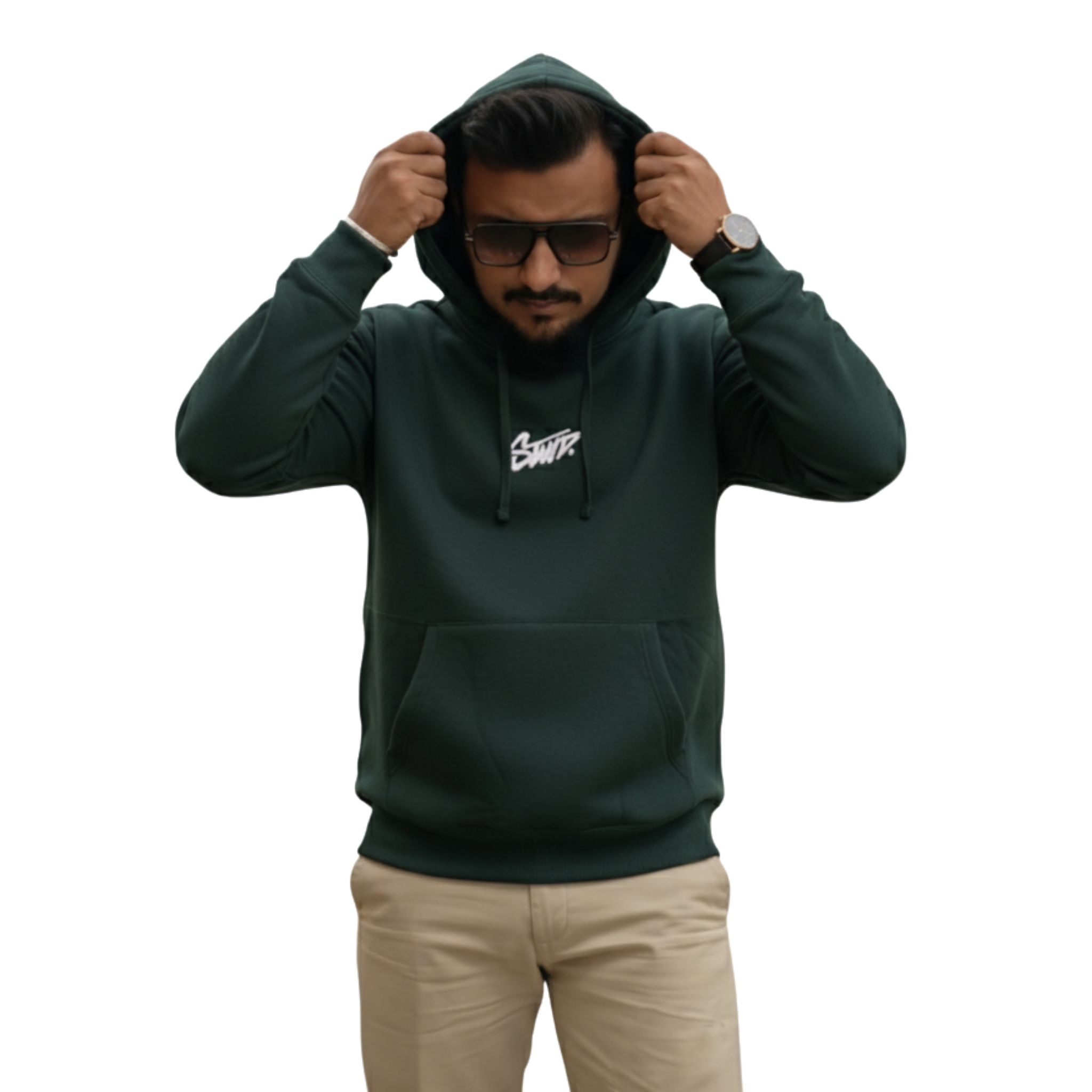 Olven Green Oversize Hoodie
