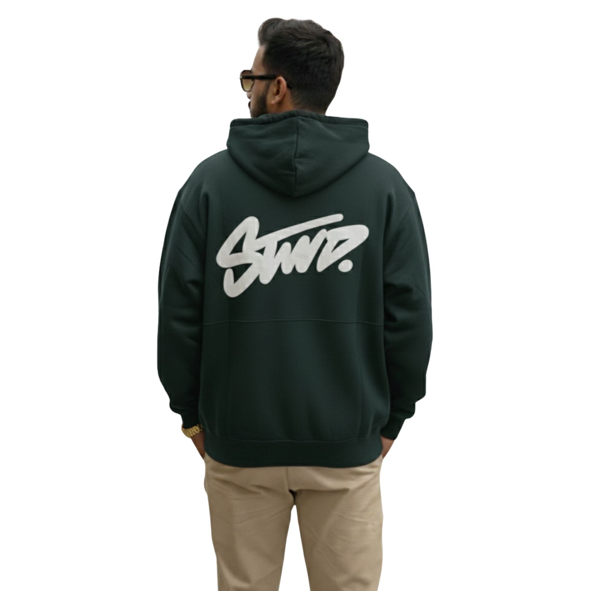 Olven Green Oversize Hoodie