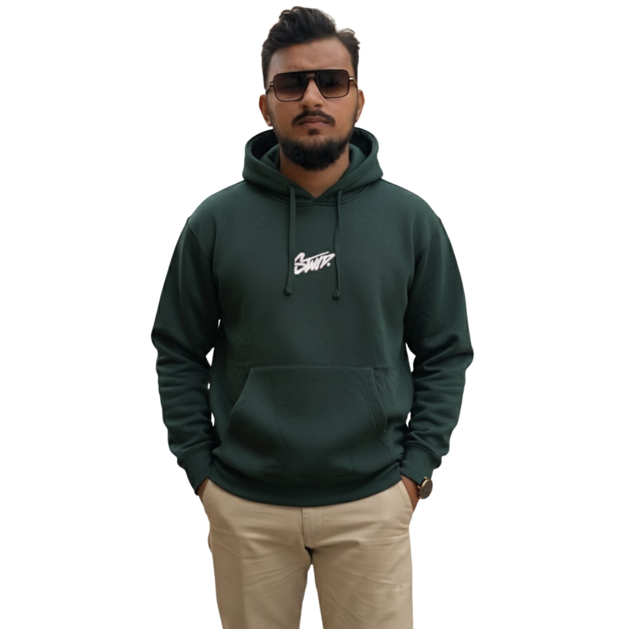 Olven Green Oversize Hoodie