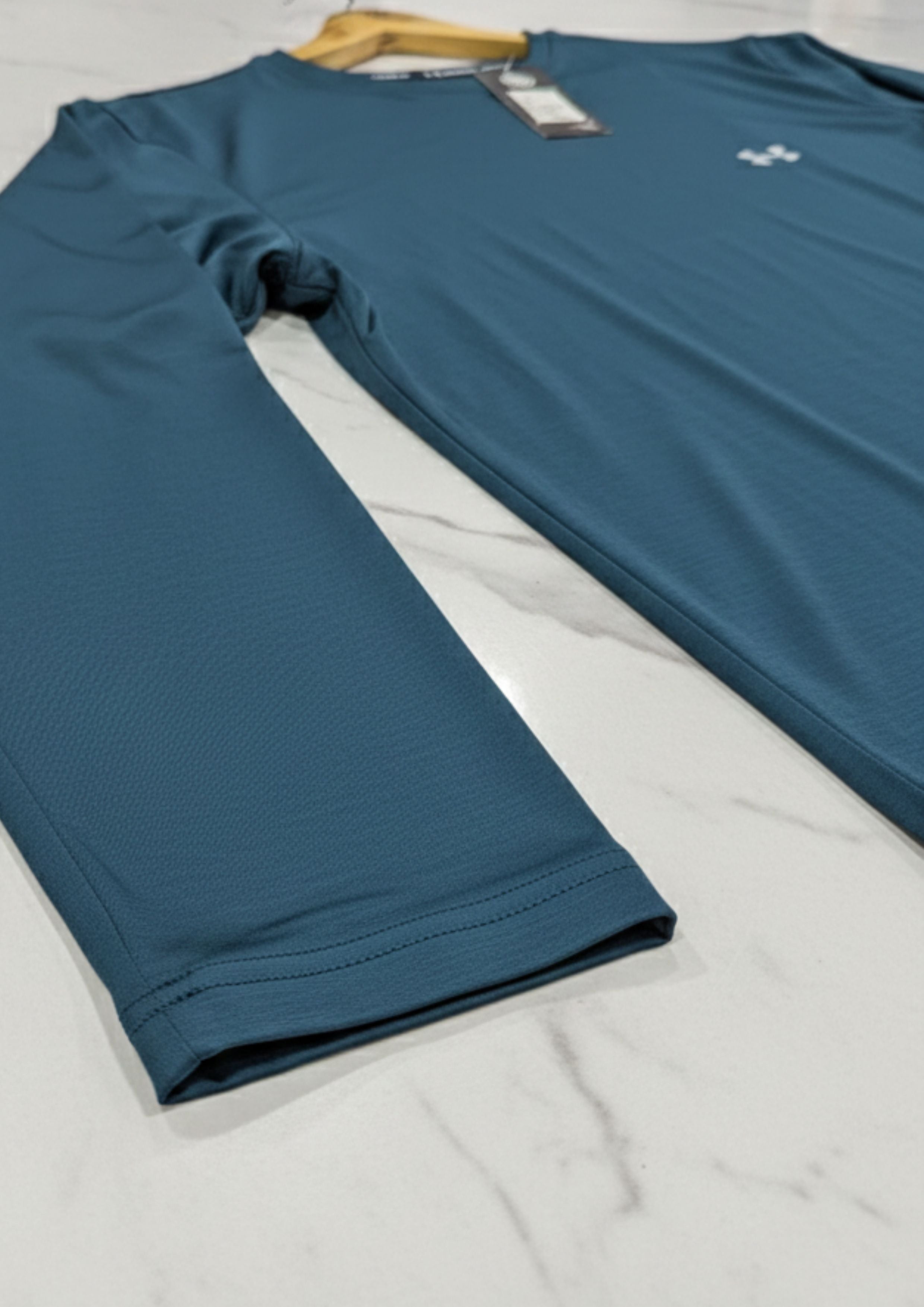 Teal Blue Dri-FIT Long Sleeve | Unisex Performance Wear