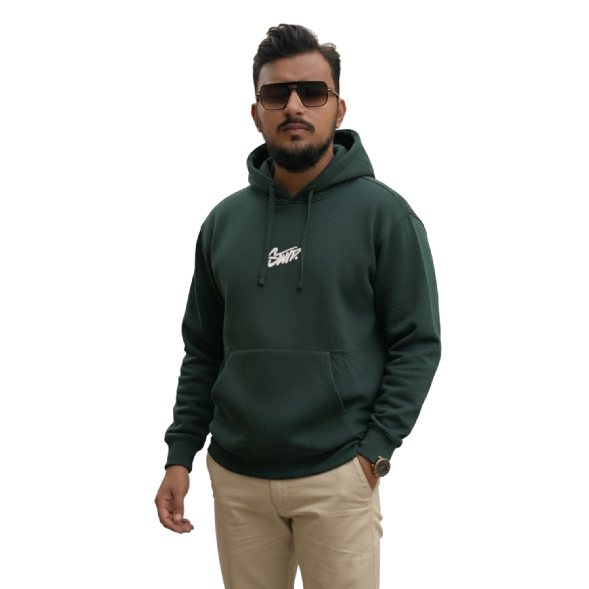 Olven Green Oversize Hoodie