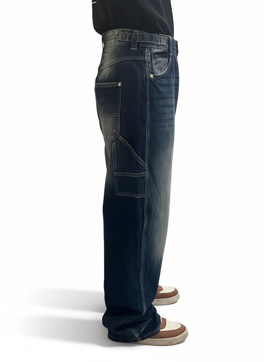 ONYX – Deep Black-Blue Pant | Urban Drift Series