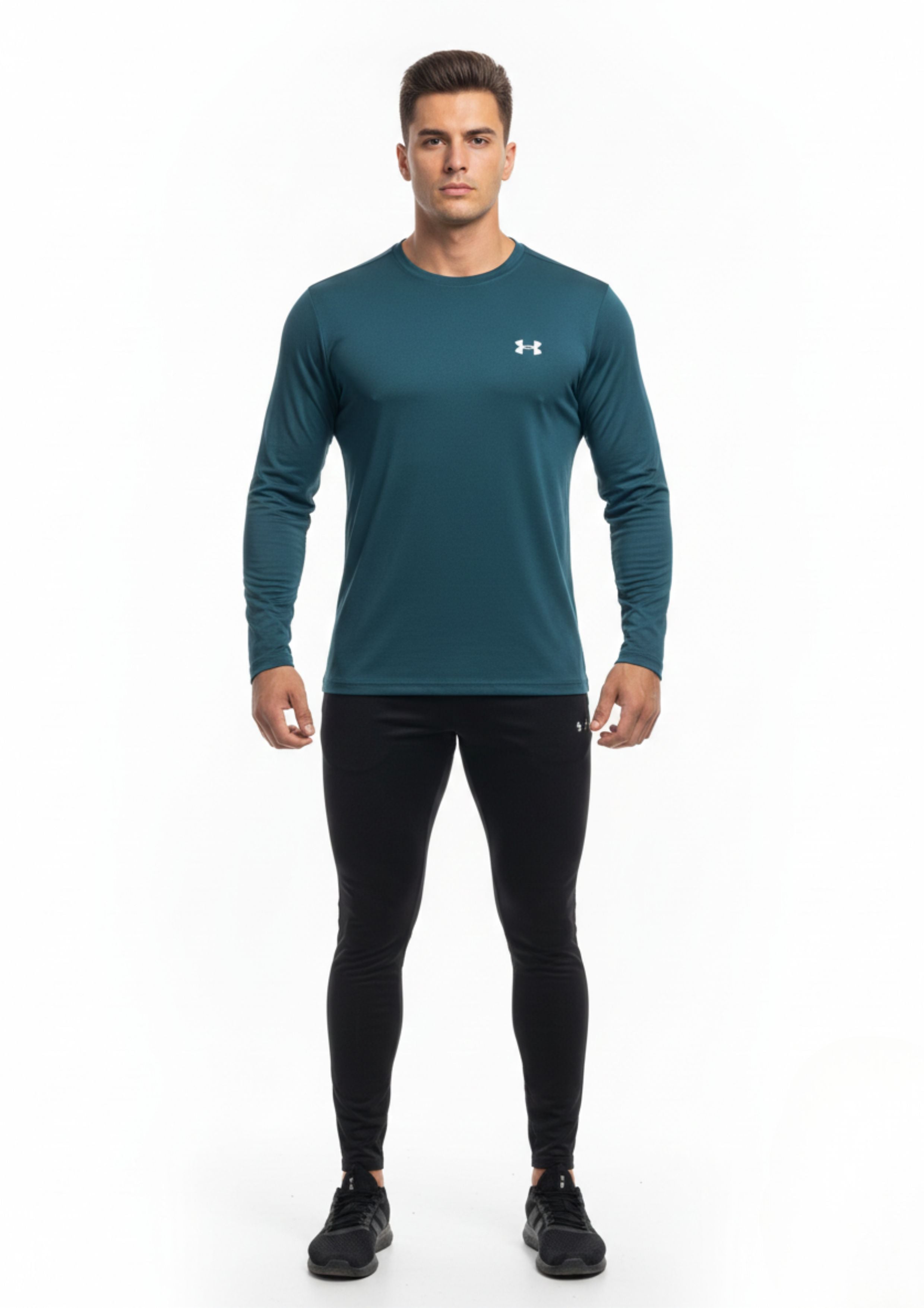 Teal Blue Dri-FIT Long Sleeve | Unisex Performance Wear