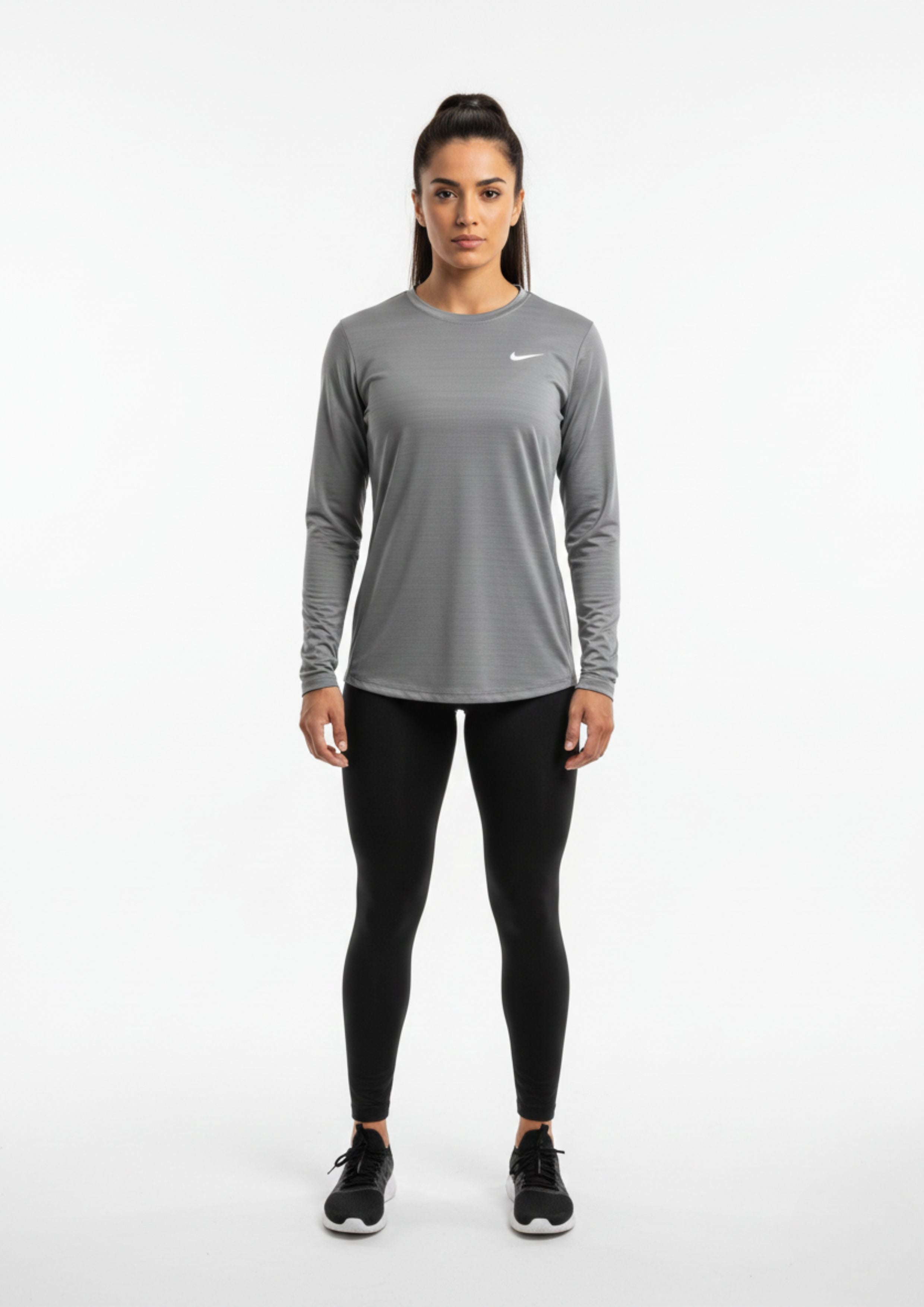 Cool Grey Dri-FIT Long Sleeve | Unisex Training Apparel