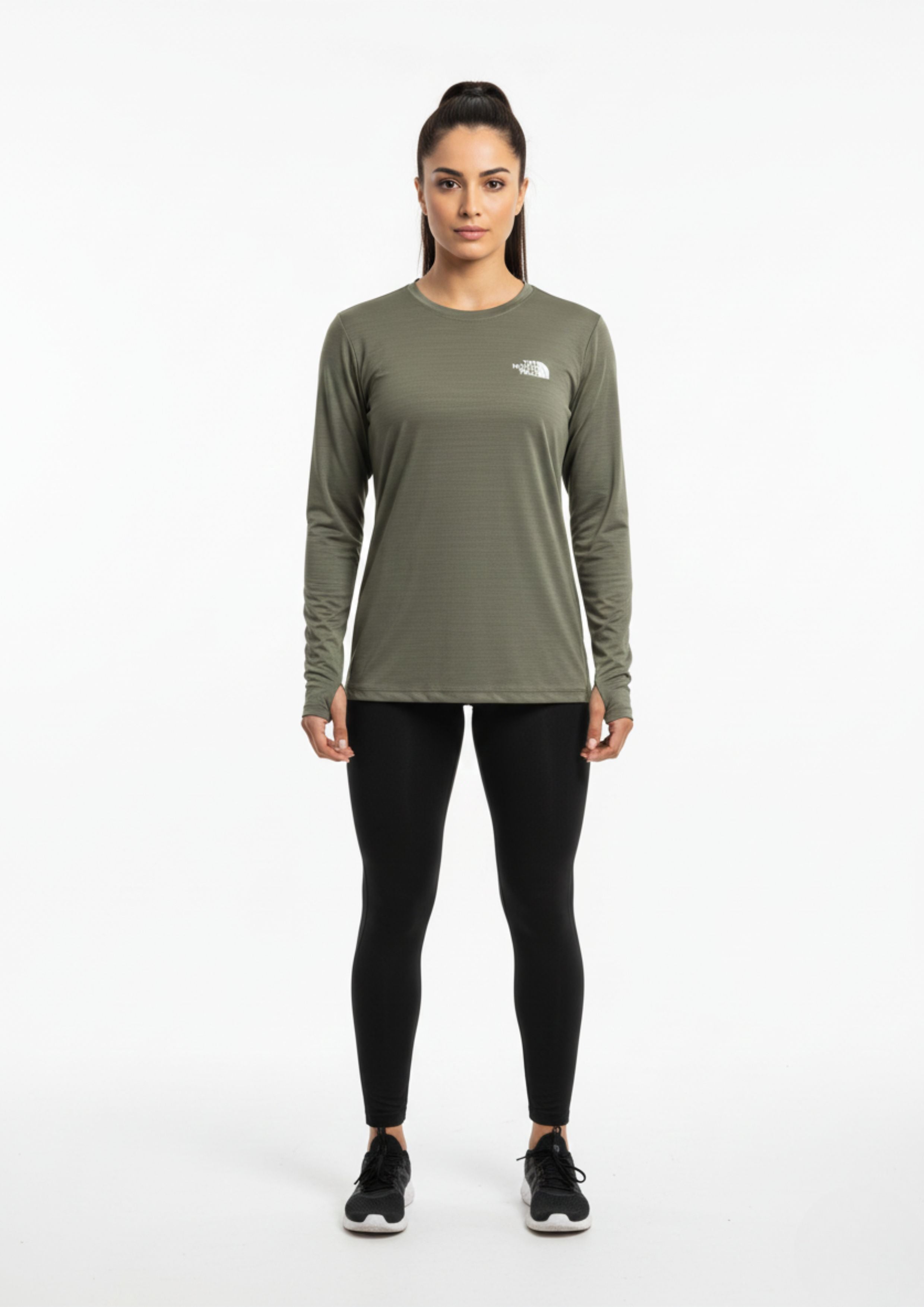 Olive Green Dri-FIT Long Sleeve | Unisex Athletic Apparel