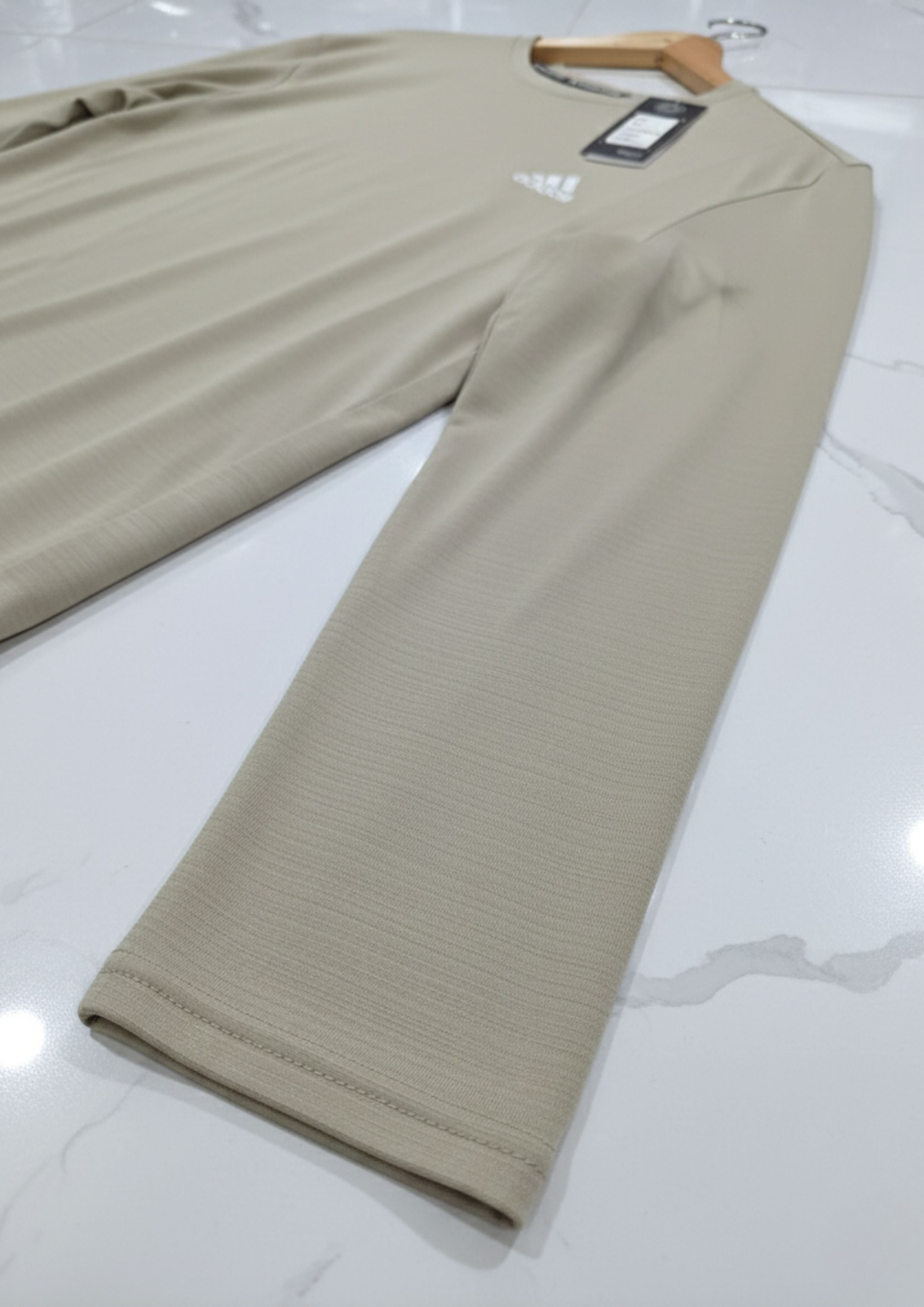 Sand Beige Dri-FIT Long Sleeve | Unisex Training Apparel