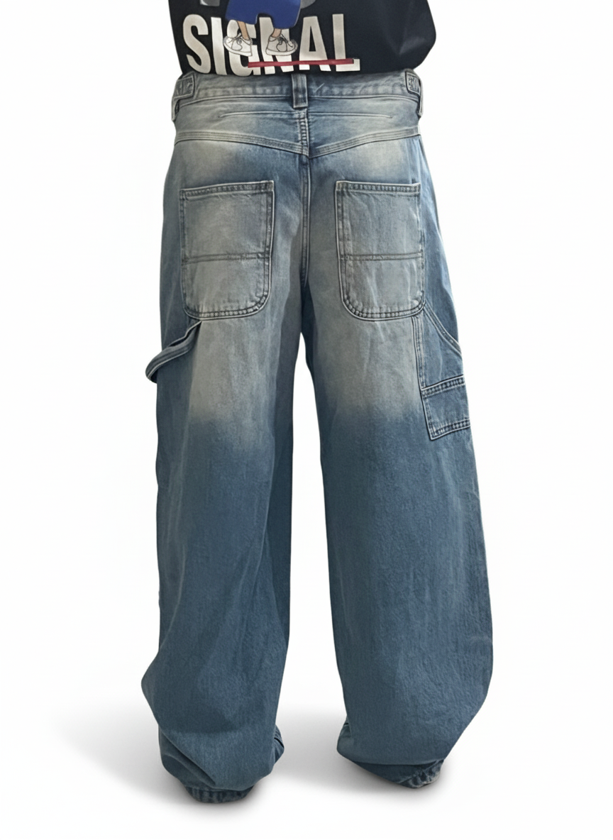 HALO – Stonewash Blue Pant | Urban Drift Series