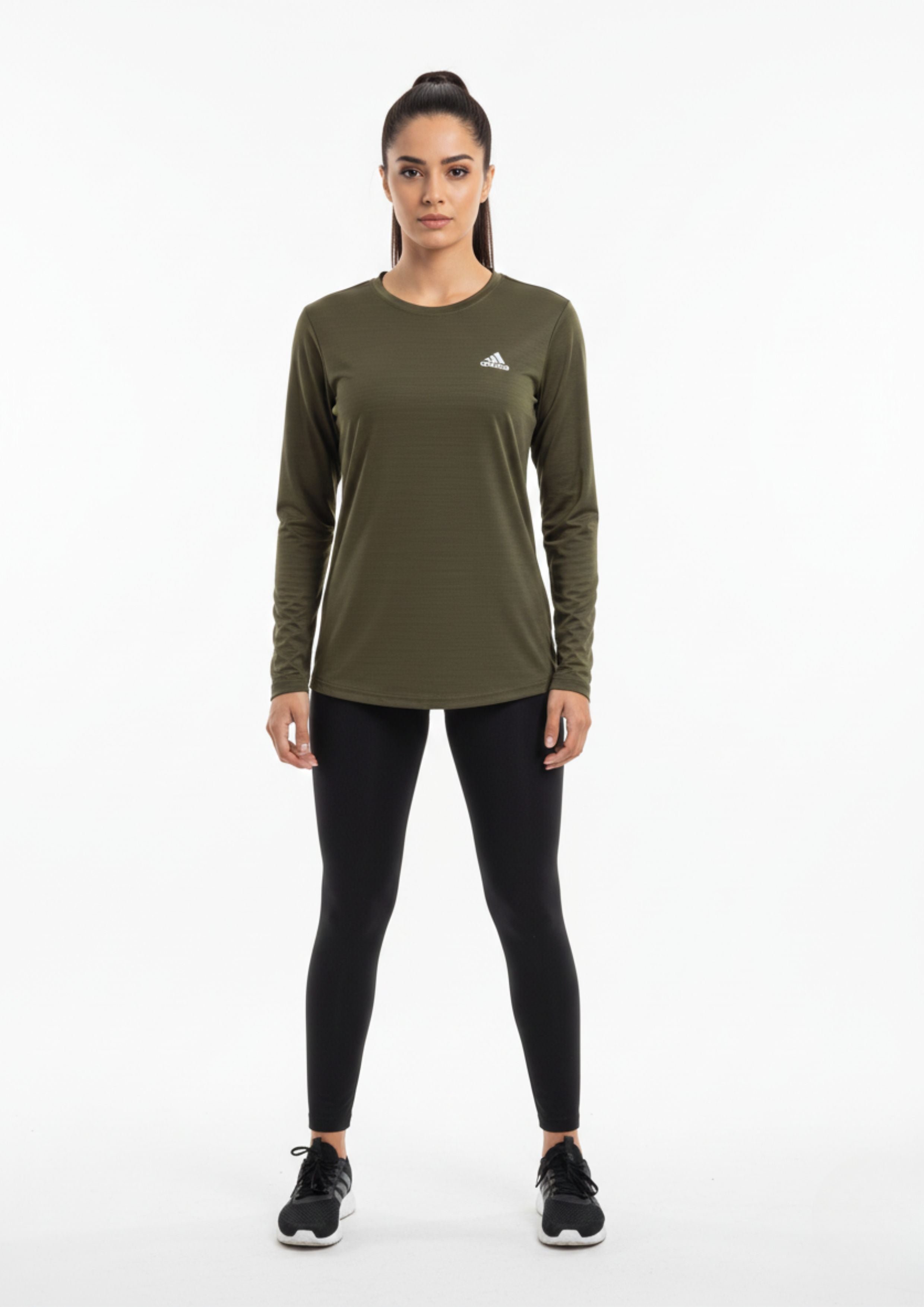 Military Green Dri-FIT Long Sleeve | Unisex Performance Wear