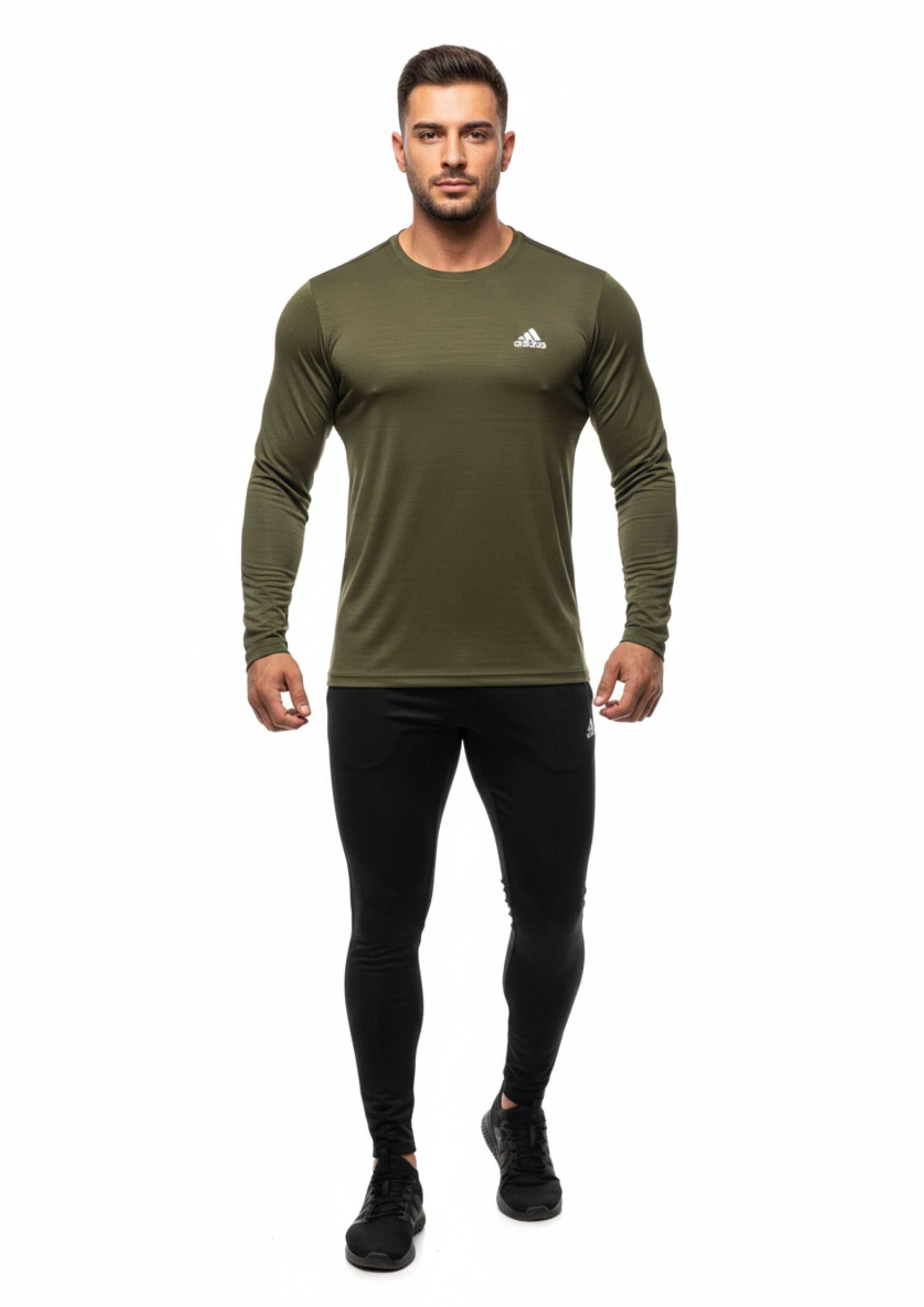 Military Green Dri-FIT Long Sleeve | Unisex Performance Wear
