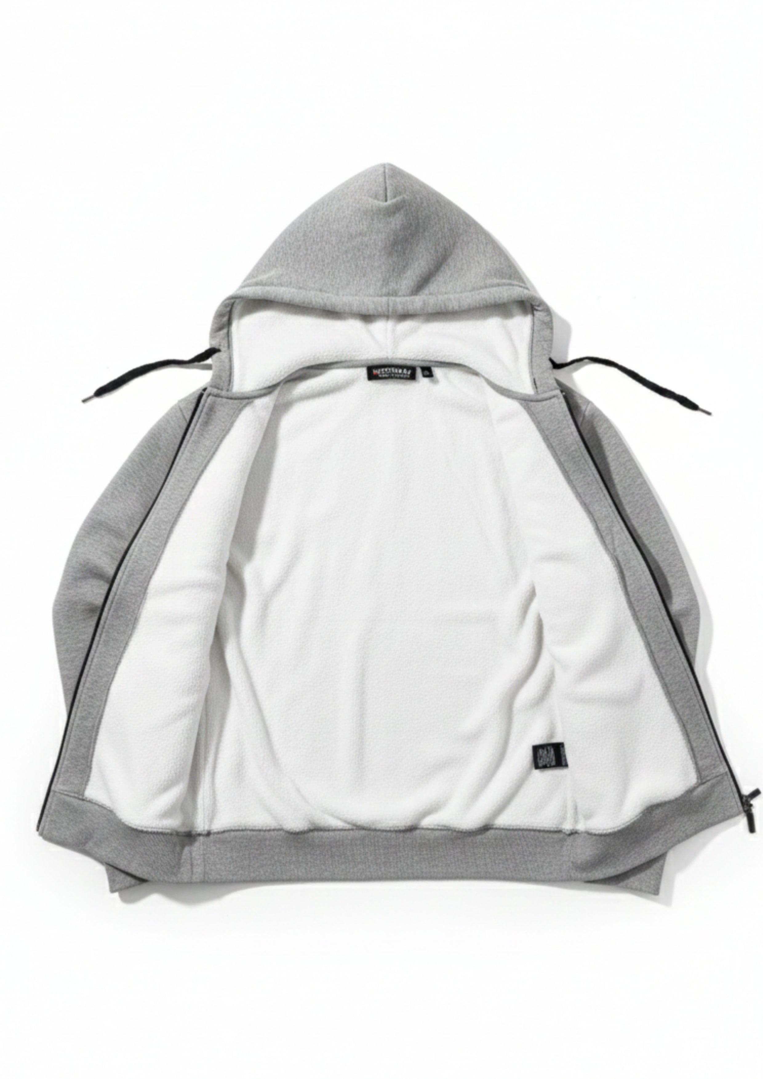 Glacier Elite Zipper Hoodie – Steel Grey