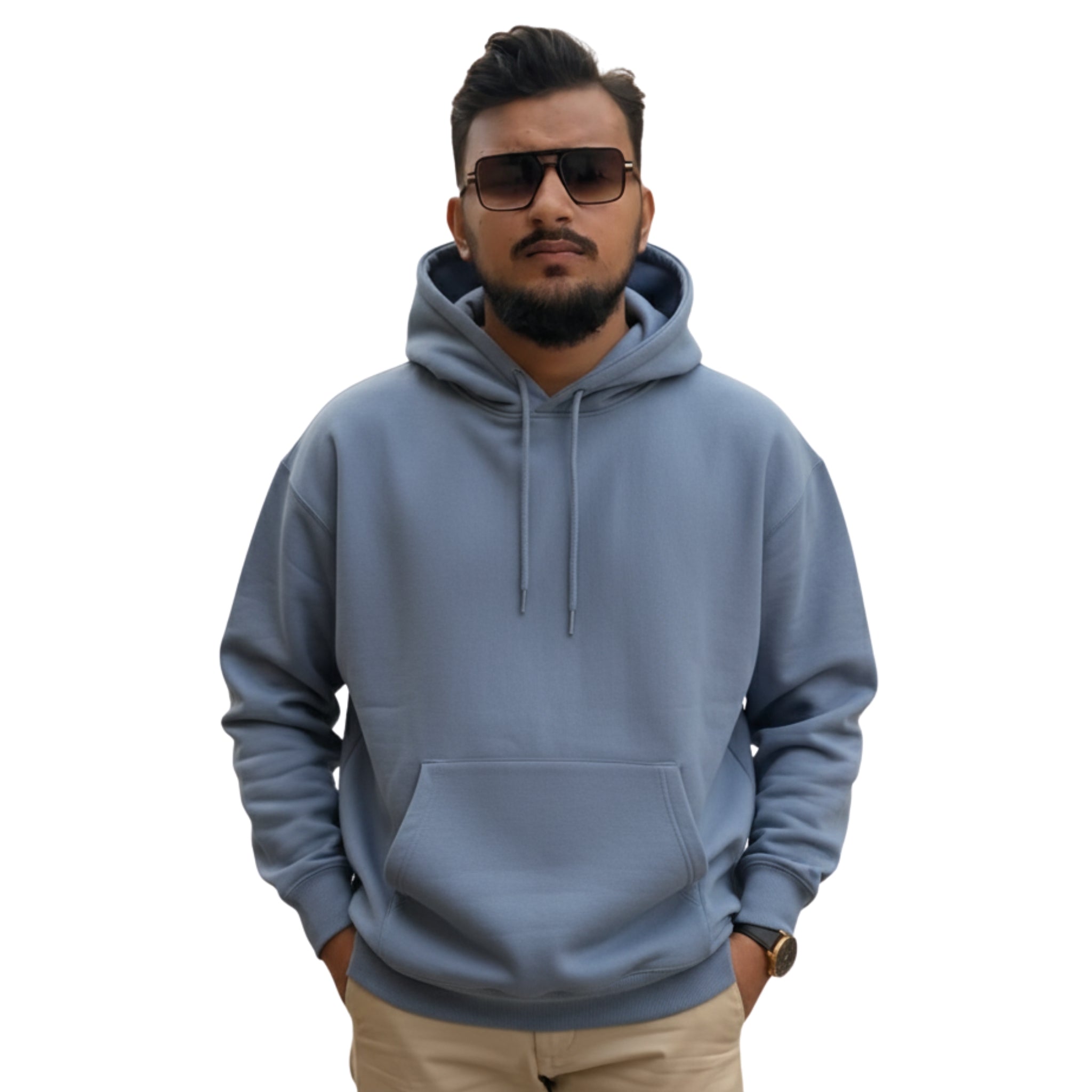 Glaci Blue Oversize Hoodie
