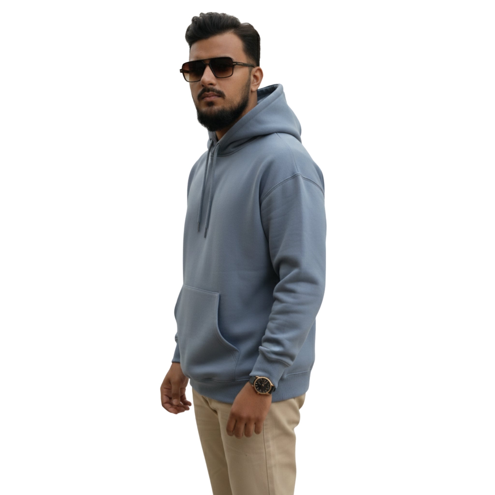 Glaci Blue Oversize Hoodie