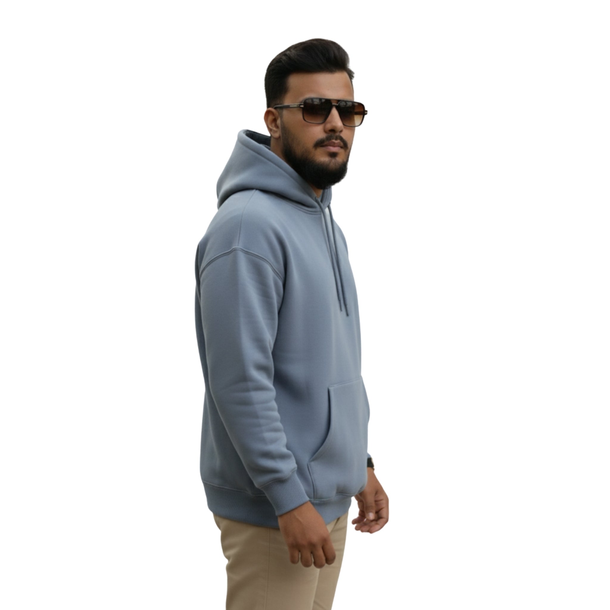 Glaci Blue Oversize Hoodie
