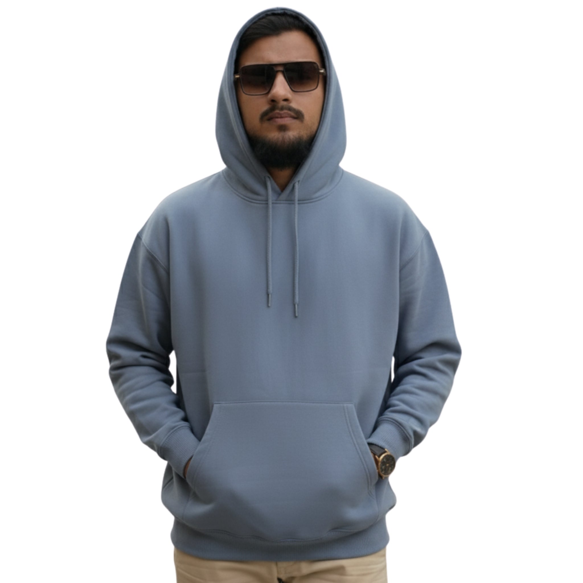Glaci Blue Oversize Hoodie